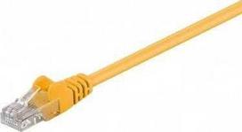 Goobay RB-LAN CAT 5e Jungiamasis laidas, U/UTP, Geltona – Laido ilgis 2 m