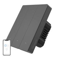 Išmanusis Sieninis Jungiklis - SONOFF M5-3C-80 Wi-Fi 3-Gang 6A 100V-240V AC
