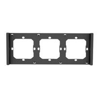 Jungiklio Rėmas - SONOFF M5-80 3-Gang V0 Ugniai Atsparus PC Juodas
