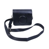 PU odos kameros dėklas, minkštas dėklas-krepšys „Instax Mini EVO“ momentinių nuotraukų kamerai su peties dirželiu ruda