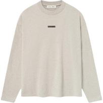 Fear of God Essentials Classic Fit T-Shirt Heather Stone Men Tops Tan 125SP254202F M