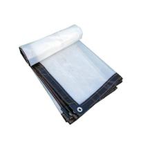 Clear Thickened Edge-Wrapped Rainproof & Windproof Tarpaulin for Flower and Succulent Cold Protection 1m x 1m