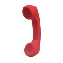 Belaidis telefono imtuvas Retro belaidžio telefono ragelis Stabilus ryšys Suderinamas su Bluetooth Mobiliojo telefono imtuvas Ausinė raudona