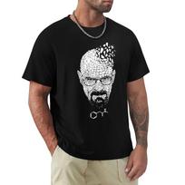 Breaking Bad TV Heisenberg Chemija Marškinėliai Moterims Vyriškas Marškinėlis Medvilniniai Vasariniai Marškinėliai Trumpomis Rankovėmis Grafiniai Marškinėliai Viršūnės#Spalva(1) S juoda