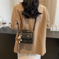 Fashionable Trend Crossbody Bag, Winter Single-shoulder Handbag, Postman Small Square Bag One Size kava