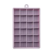 Silicone Ice Cube Tray with Lid - Easy Release, Quick Freeze, 24 Large Grids, DIY Ice Cubes