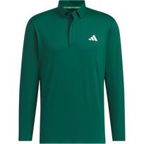 Adidas Aeroready Golf ilgomis rankovėmis vyriški polo marškinėliai, miško žalia spalva IM6416 L
