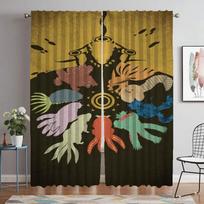 Naruto Užuolaidos Miegamojo Svetainės Užuolaida Blackout Užuolaidos 2 Vnt. Žaliuzės Pertvara Helovino Dekoracija Virtuvės Kamera W50xH70cmx2pcs-CL