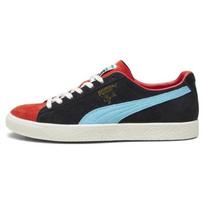Puma Clyde OG Juodi Raudoni Mėlyni Vyriški Sportbačiai Daugiaspalviai Visada Raudoni 391962-04 42 black