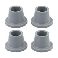 60 mm skersmens neslystantys padeliai guminiai galiniai dangteliai lengvai montuojami 4pcs