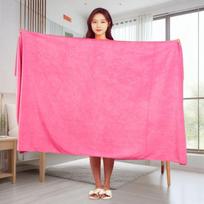 Thick Absorbent Quick-Dry Bath Towels & Massage Bed Sheets for Salons 35*75cm Thickened Towel giliai rausva spalva