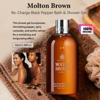 Molton Brown Re-Charge Juodųjų pipirų dušo gelis 50ml/1.69 fl.oz.