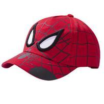 Mažyliams Berniukams Unisex Spiderman Reguliuojama beisbolo kepuraitė Snapback Hip-hop Kepurė nuo saulės raudona