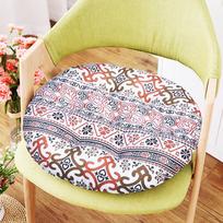 Apvalus Futon Tatami Grindų Pagalvėlė - Sustorinta, Nemokamas Pristatymas, Langų Nišos Audinys, Sėdynė su Atlošu 30x30cm