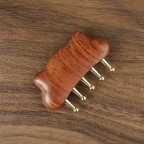 Brass Meridian Gua Sha & Massage Brush for Body & Scalp