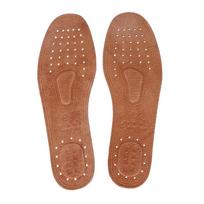 Thickened Cowhide Sweat-Absorbing Deodorant Leather Insole for Breathable Summer Comfort - Hot Seller 42 brown