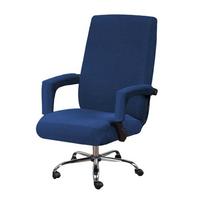 Tamprios poliesterio biuro kėdės užvalkalas su porankiais - Atsparus dėvėjimuisi, apsaugantis nuo dulkių, universalus pritaikymas Two Separate Armrest Covers chaki
