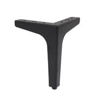 Šiaurietiško stiliaus prabangios metalinės baldų kojos: Televizoriaus spintelės, Trikojai, Kavos staliukai, Sofos - Kaltojo geležies dizainas Small tripod 10cm (for bedside table)