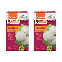 Ryžių makaronai Idiyappam (2 x 200 g), Paruošta gaminti Idiyappam, Rytų