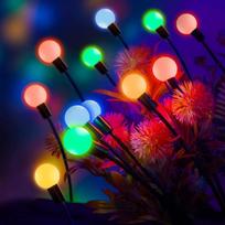 10/8/6 LED Daugiaspalvė Saulės Grybo Lemputė Vandeniui Atspari Šiltai Šviečianti LED Saulės Sodo Lemputė Lauko Dekoravimo Lempa Vilai Sodui Kiemui Parkui Firefly-warm-6LED