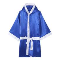 Unisex ilgomis rankovėmis su diržu Konkurencijos Treniruočių Bokso Chalatas Kickbokso Chalatas Uniforma XL mėlyna
