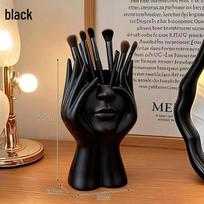 Multi-functional Makeup Brush & Pen Holder - Human Body Art Shape Storage Bucket balta
