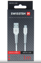 Swissten Basic 3A Fast Charge Micro USB Data and Charging Cable, 1m, White