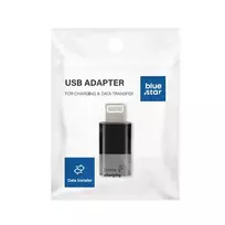 Blue Star Type C to Lightning Adapter – black
