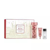 Elizabeth Arden Set: Retinol, Ceramides. Reduces fine lines  AND  wrinkles. Serum capsules, face, 60 count.Plus: Ceramide, Retinol. Smoothing eye cream, 5 ml.Plus: Retinol + HPR Ceramide. Renewing w