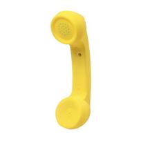 Belaidis telefono imtuvas Retro belaidžio telefono ragelis Stabilus ryšys Suderinamas su Bluetooth Mobiliojo telefono imtuvas Ausinė geltona