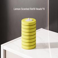 Luxurious Wall-Mounted Disposable Toilet Brush with No Dead Corners and Replaceable Head
