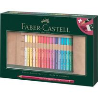 Faber-castell Polychromos spalvoti pieštukai 30 vnt. + dėklas