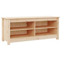 Suoliukas batams, Pušies medienos masyvas, 110x38x45,5cm, ruda, Ruda