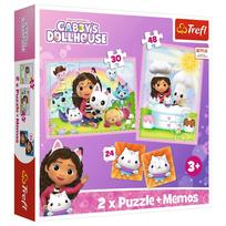 4in1 dėlionė – Gabi su katinu draugu