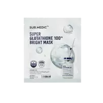 Sur.Medic™ Super Glutathione 100™ skaistinamoji lakštinė veido kaukė, 1 × 30 g