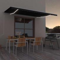 Automatinė markizė su LED/vėjo jutikliu antracito 500x300cm