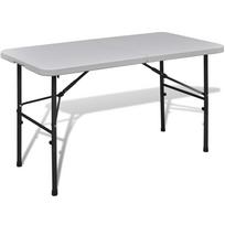 Sulankstomas stalas baltas 122cm HDPE