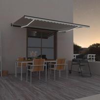 Automatinė markizė su LED/vėjo jutikliu kreminė 500x350cm