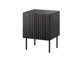 Cama naktinis staliukas 2 vnt ISLA 44,5x40x59 juodas matinio paviršiaus