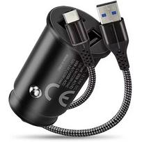 everActive Car charger CC-25C 2XUS B 12W + CABEL USB-C CC-25C