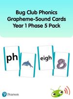 Bug Club Phonics Grapheme-Sound Cards Year 1 Phase 5 Pack