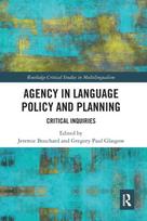Agency in Language Policy and Planning: - Kietas viršelis