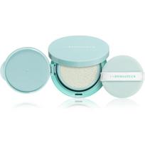 BRINGGREEN Tea Tree Cica Tone Up Sun Cushion lengvos tekstūros apsauginis fluidas su aplikatoriumi SPF 50+ 15 g