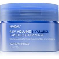KUNDAL Airy Volume Hyaluron Capsule Scalp Mask priemonė galvos odai plaukų apimčiai didinti 180 g