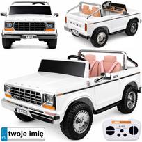 Akumuliatorinis automobilis dvivietis klasikinis Ford Bronco pikapas PA0338