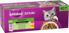 Whiskas Tasty Mix Chef’s Selection in Sauce – wet cat food – 40x85g