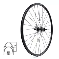 Galinis ratas DT SWISS R470db 28/29" // diskiniams Center-Lock, 32H, kasetė, greitveržlė - QR, be kniedžių, aliuminis