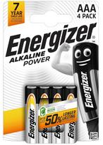 Energizer AAA Alkaline Batteries 1.5V 12 Packs of 4 - Long Life Power