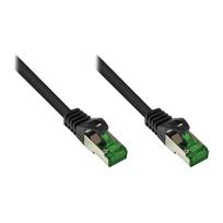 RNS® Patchkabel mit Rastnasenschutz, Outdoor (IP66), Cat.6A, S/FTP, PiMF, 500MHz, CU, schwarz, 50 m, Good Connections® (8062-H500S)