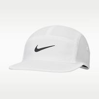 Nike Dri-FIT Fly Unstructured Swoosh Cap White/ Anthracite/ Black - Dydis S/M (FB5624-100 Kitos kepurės)
